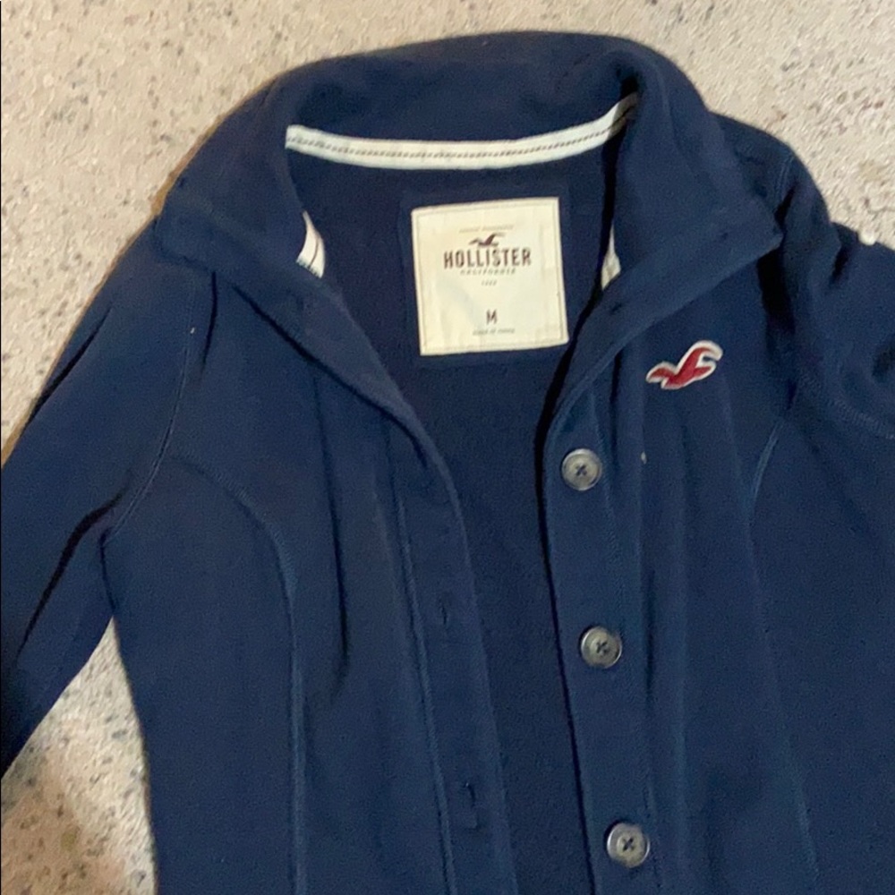Size medium, Hollister button up sweater
